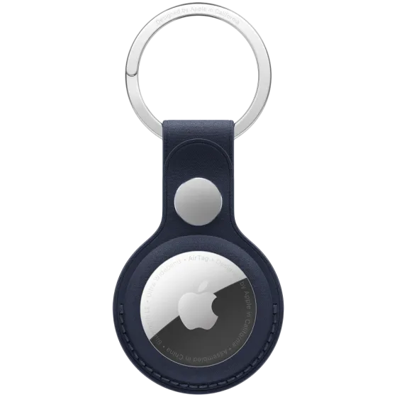 Брелок Apple AirTag FineWoven Key Ring Deep Blue