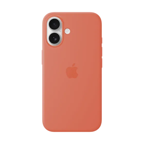 Силіконовий чохол Apple iPhone 16 Tangerine
