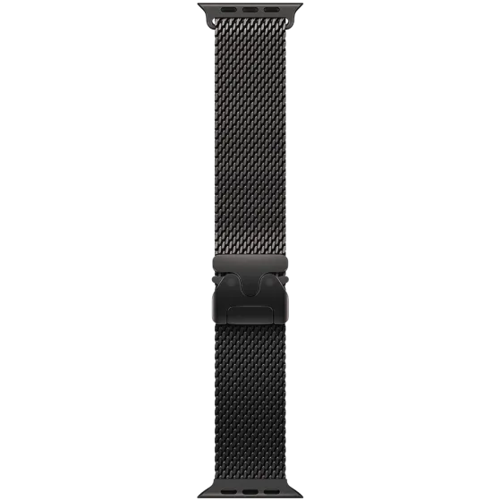 49mm Black Titanium Milanese Loop - Small