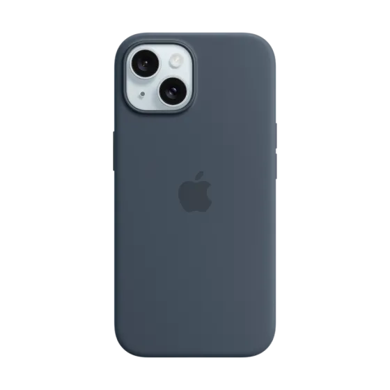 Чохол Apple iPhone 15 Silicone Case MagSafe - Storm Blue
