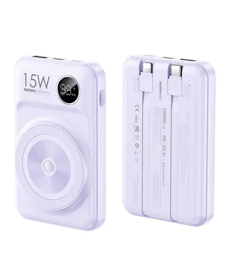 Повербанк magnetic Remax RPP-527 10000mAh 22.5W Purple