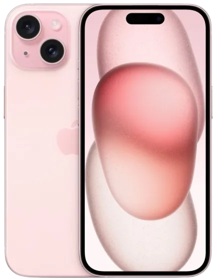Смартфон Apple iPhone 15 (Вживаний) 256GB Pink B+ eSIM