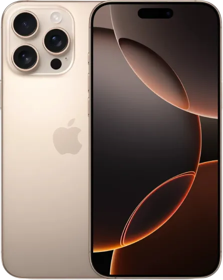 Смартфон Apple iPhone 16 Pro (Відновлений) 256GB Desert Titanium A+ eSIM