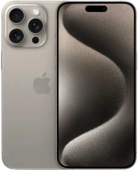 Смартфон Apple iPhone 15 Pro (Вживаний) 128GB Natural Titanium C+