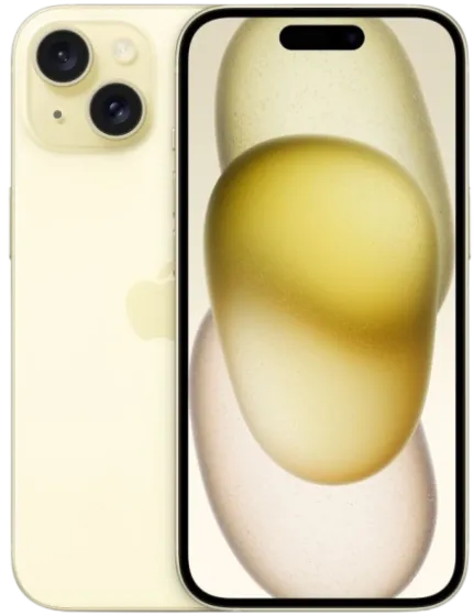 Смартфон Apple iPhone 15 (Вживаний) 256GB Yellow C+ eSIM