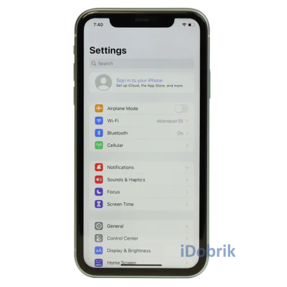 Смартфон Apple iPhone 11 (Вживаний) 128GB Green C+