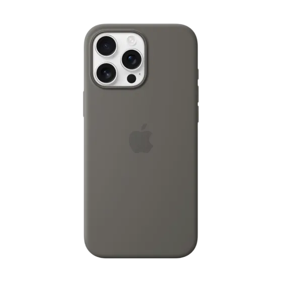 Силіконовий чохол Apple iPhone 16 Pro Max Stone Gray