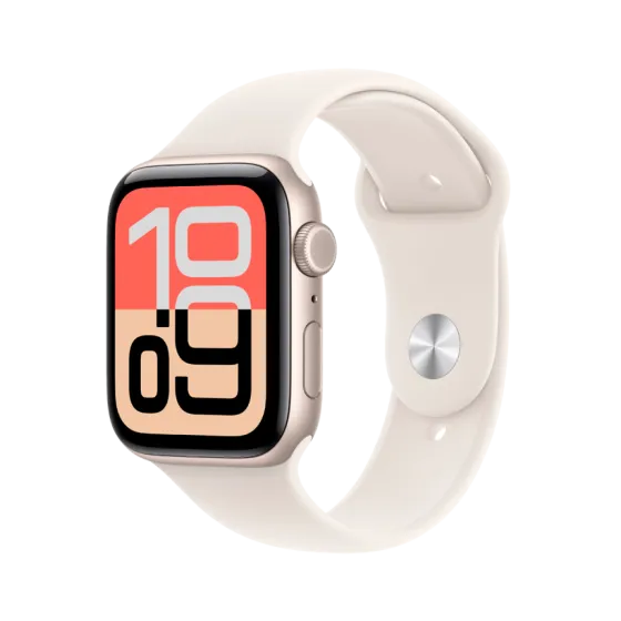 Годинник Apple Watch SE 3 44 мм Silver Aluminium, Silver Sport Band M/L, GPS + Cellular