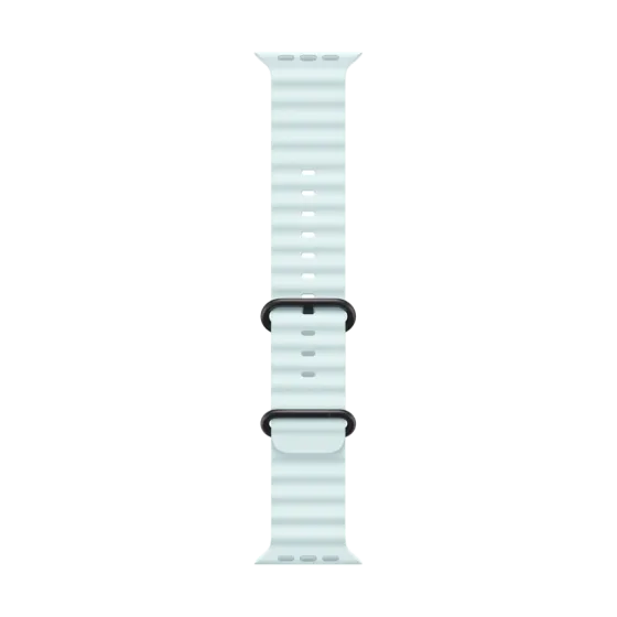 Ремінець Apple Watch 49 мм Ice Blue Black Ocean Band