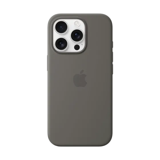 Силіконовий чохол Apple iPhone 16 Pro Stone Gray
