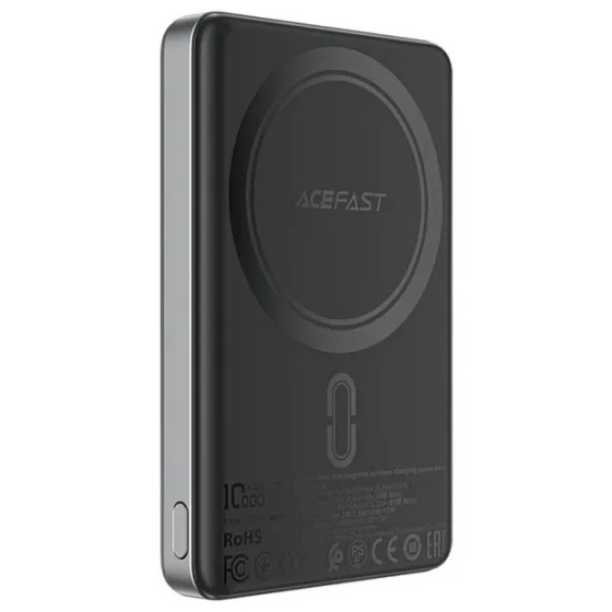 Повербанк Acefast Wireless MagSafe QI wireless M12 Magnetic 10000 mAh 20W Black