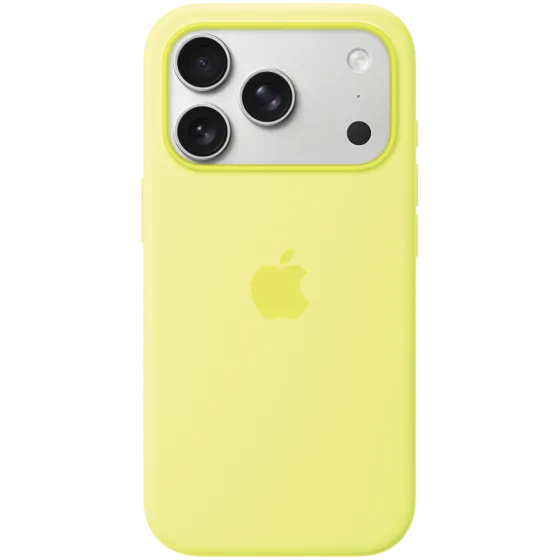 Силіконовий чохол Apple iPhone 17 Pro Neon Yellow