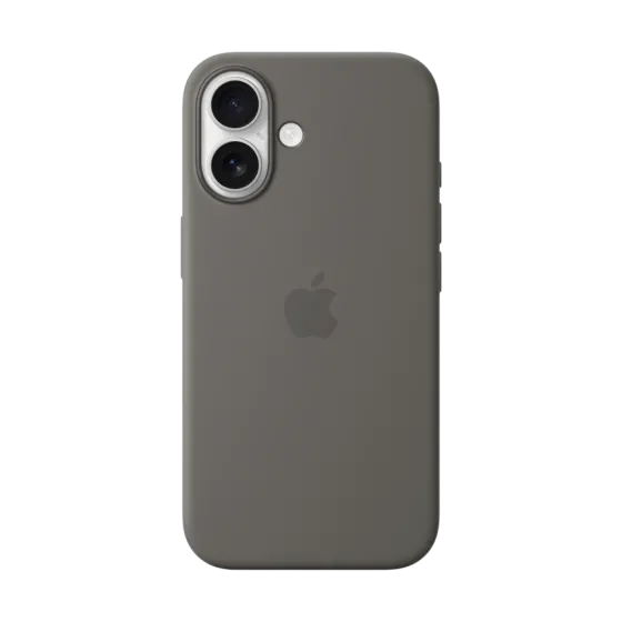Силіконовий чохол Apple iPhone 16 Stone Gray