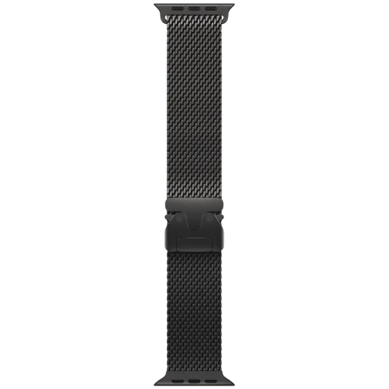 Ремінець Apple Watch 49 мм Black Trail Loop S