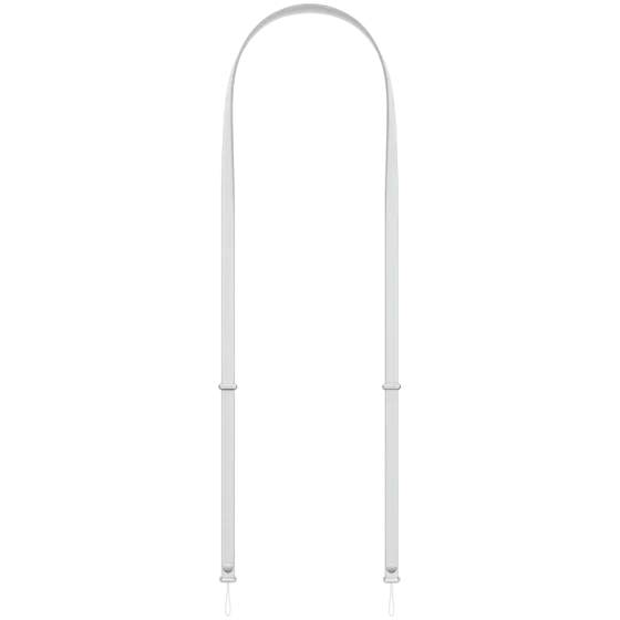 Apple Crossbody Strap - Light Gray