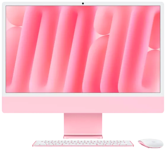 Комп’ютер Apple iMac 24 M4 10-core CPU 10-core GPU 32GB 2TB SSD Nano-texture Pink