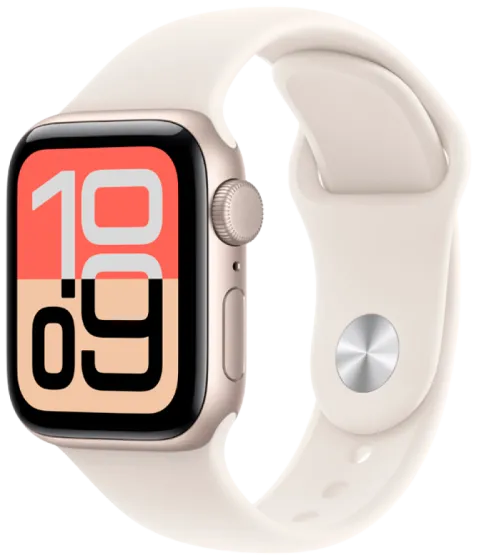 Годинник Apple Watch SE 3 40 мм Starlight Aluminium, Starlight Sport Band M/L, GPS