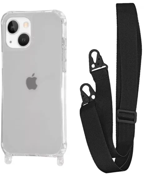 Чохол WAVE Clear Case з ремінцем iPhone 15 Pro Black