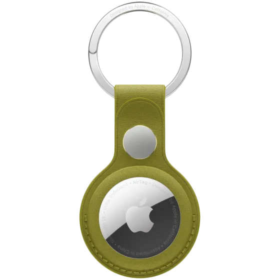 Брелок Apple AirTag FineWoven Key Ring Chartreuse