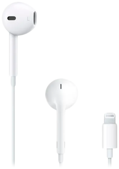 Навушники Apple EarPods Lightning Connector White