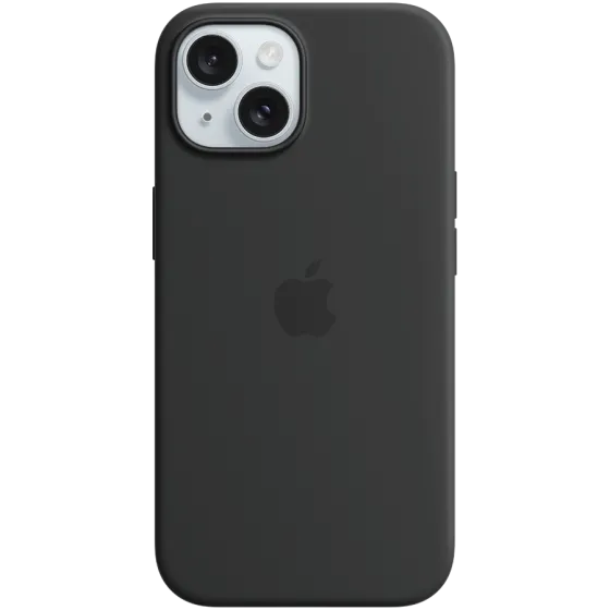 Силіконовий чохол Apple iPhone 15 Black
