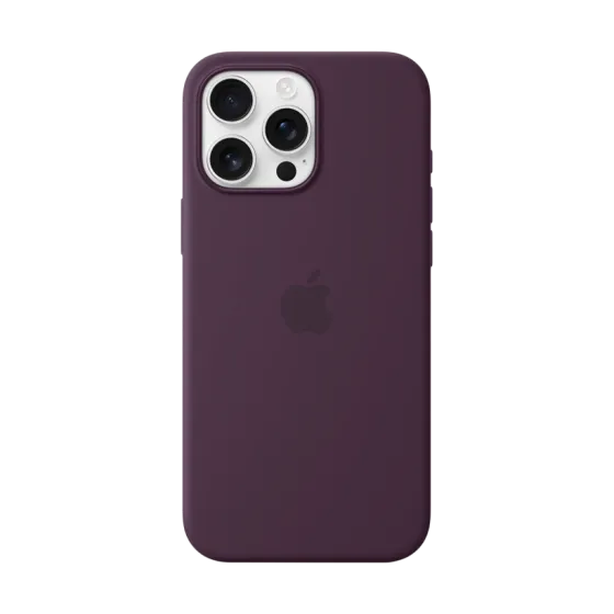 Силіконовий чохол Apple iPhone 16 Pro Max Plum