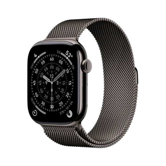 Годинник Apple Watch Series 11 46 мм Slate Titanium, Slate Milanese Loop M/L, GPS + Cellular