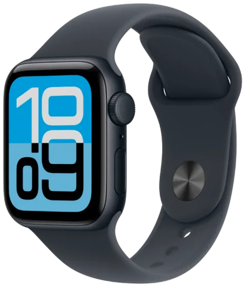 Годинник Apple Watch SE 3 40 мм Midnight Aluminium, Midnight Sport Band M/L, GPS