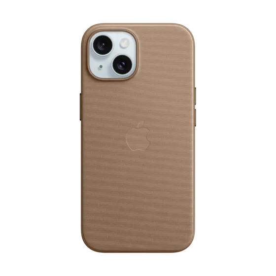 Чохол Apple iPhone 15 Finewoven Taupe