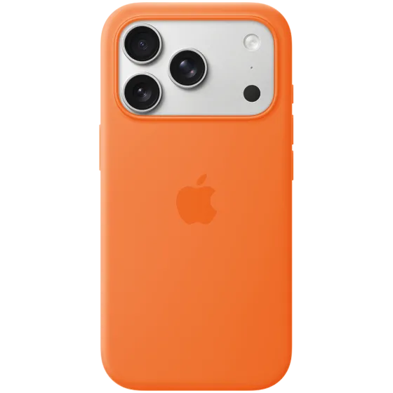 Силіконовий чохол Apple iPhone 17 Pro Orange