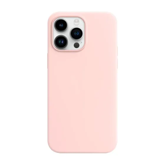 Чохол Monblan iPhone 14 Pro Max Magnetic Silicone Chalk Pink