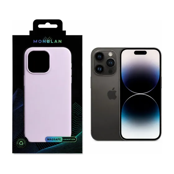 Чохол Monblan iPhone 14 Pro Max Magnetic Silicone Iris