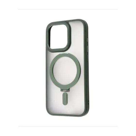 Чохол WAVE Premium Attraction Case with Magnetic Ring iPhone 14 Pro Max Green
