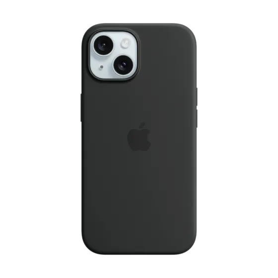 Силіконовий чохол Apple iPhone 15 Black