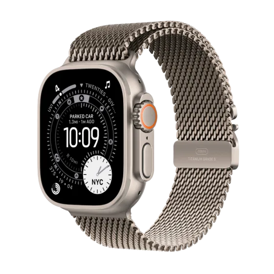 Годинник Apple Watch Ultra 3 49 мм Natural Titanium, Natural Trail Loop L