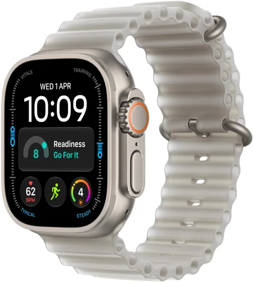 Apple Watch Ultra 4 Natural Titanium, Ocean Band