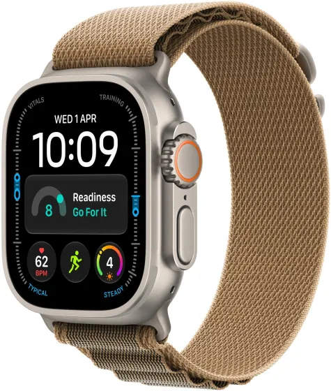 Apple Watch Ultra 4 Natural Titanium, Alpine Loop