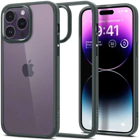 Чохол Spigen iPhone 14 Pro Ultra Hybrid  Abyss Green