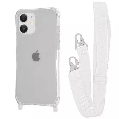 Чохол WAVE Clear Case з ремінцем iPhone 15 White