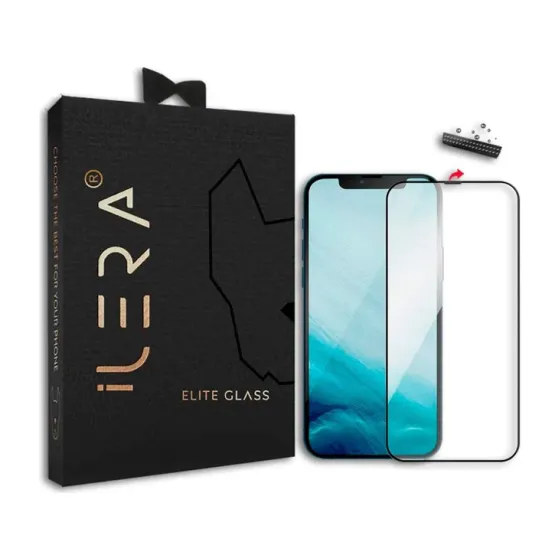 Захисне скло iLera DeLuxe FullCover для iPhone 17E/16E/14/13/13 Pro
