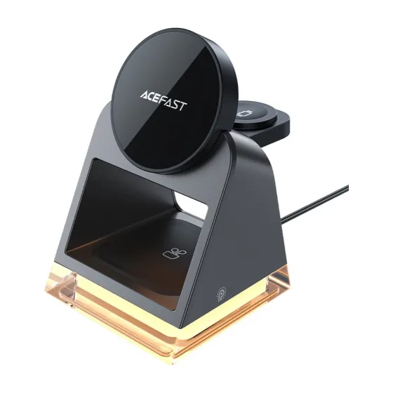 Зарядний пристрій Wireless QI 3in1 15W E17 Acefast