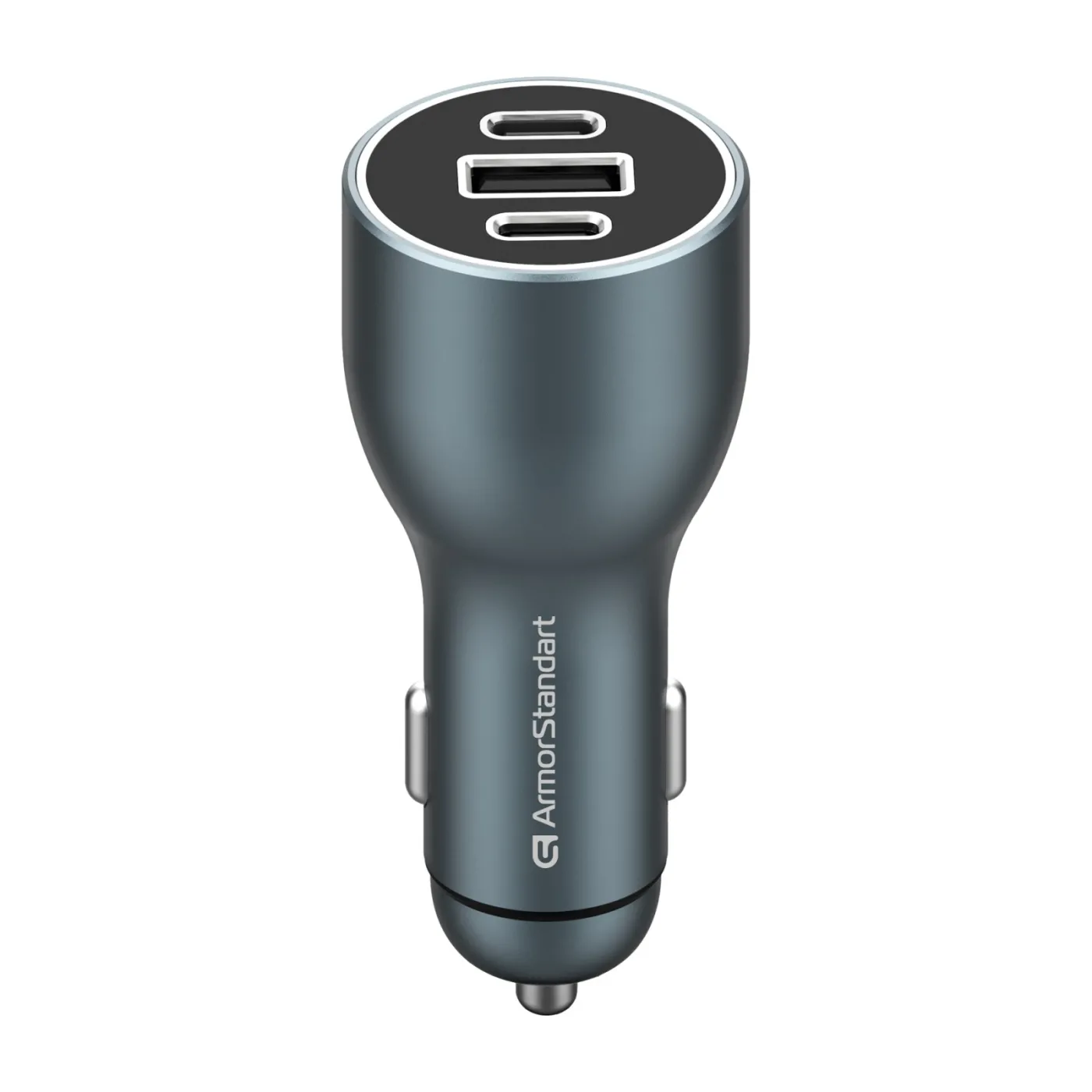 Автомобільний зарядний пристрій ArmorStandart Resolute Power ASPP-21 120W 2xUSB-C, USB