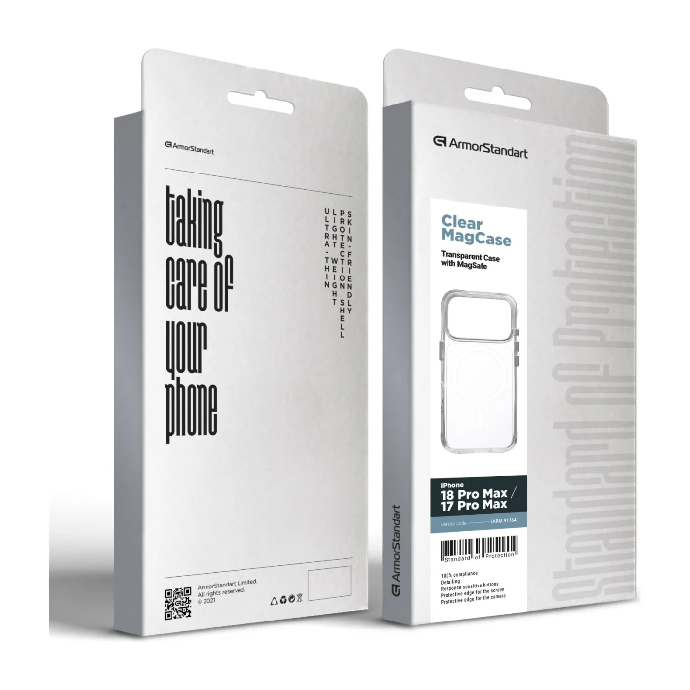 Чохол ArmorStandart Clear Magsafe 18 Pro Max/17 Pro Max — фото 3