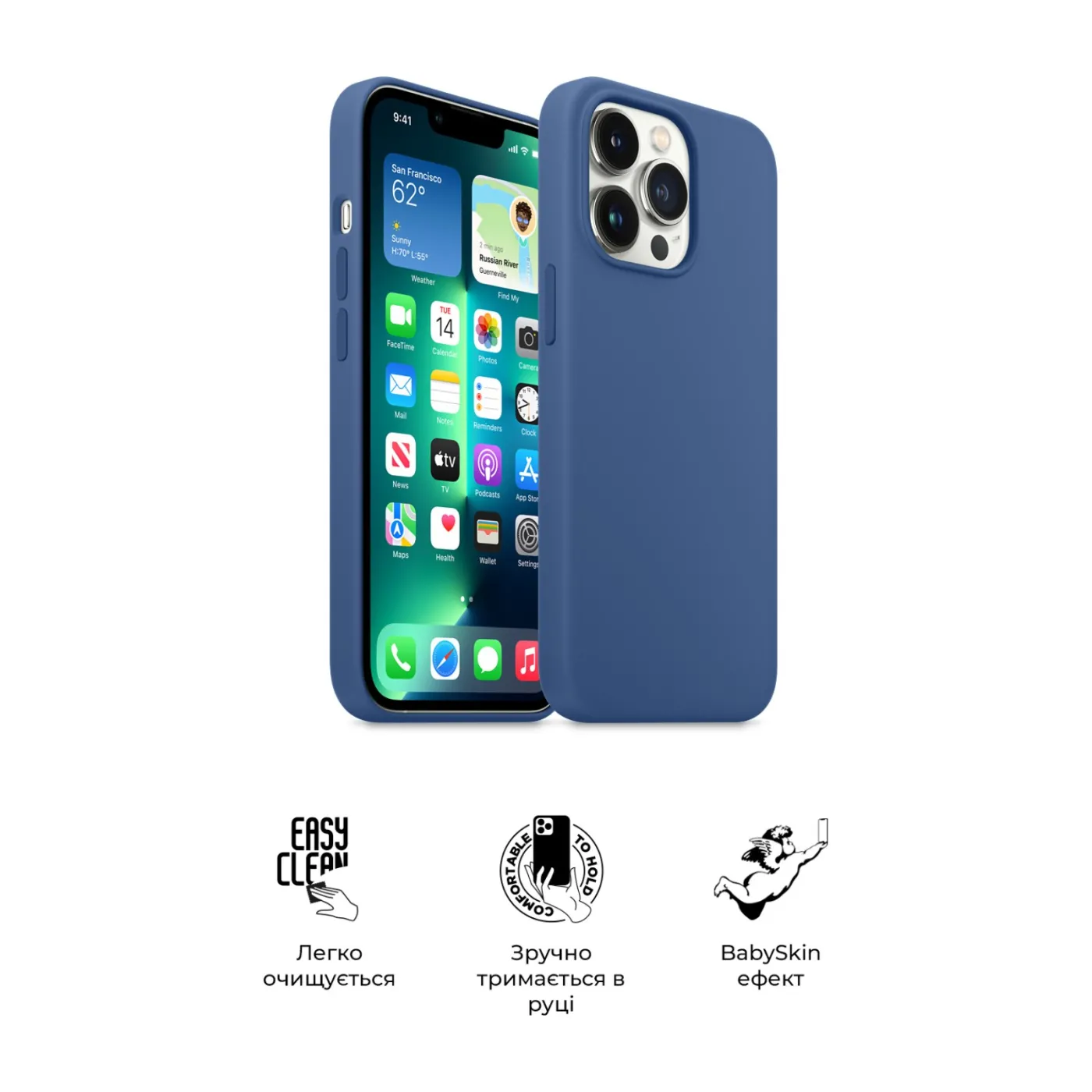 Чохол ArmorStandart ICON2 Case iPhone 13 Pro Max Blu Jay — фото 3