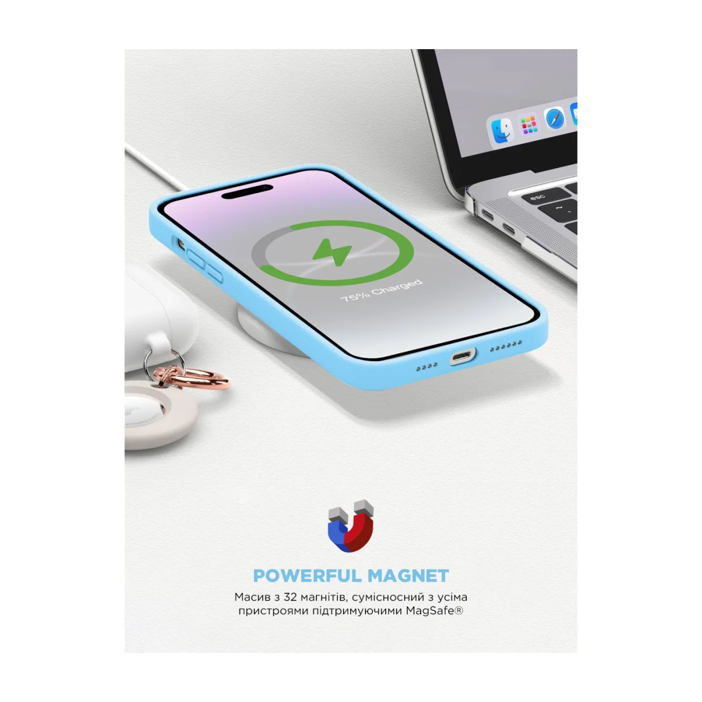 Чохол ArmorStandart ICON2 Case iPhone 14 Pro Sky — фото 9