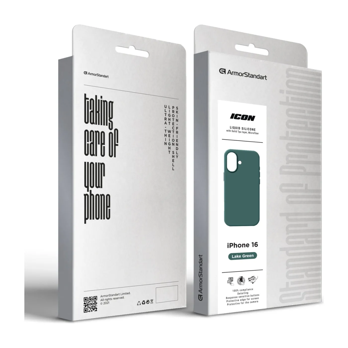 Чохол ArmorStandart ICON2 Case iPhone 16 Lake Green — фото 9
