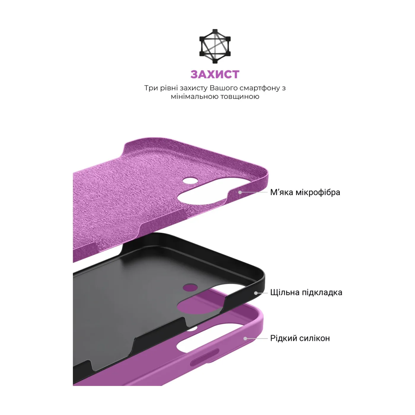 Чохол ArmorStandart ICON2 Case iPhone 16 Light Purple — фото 6