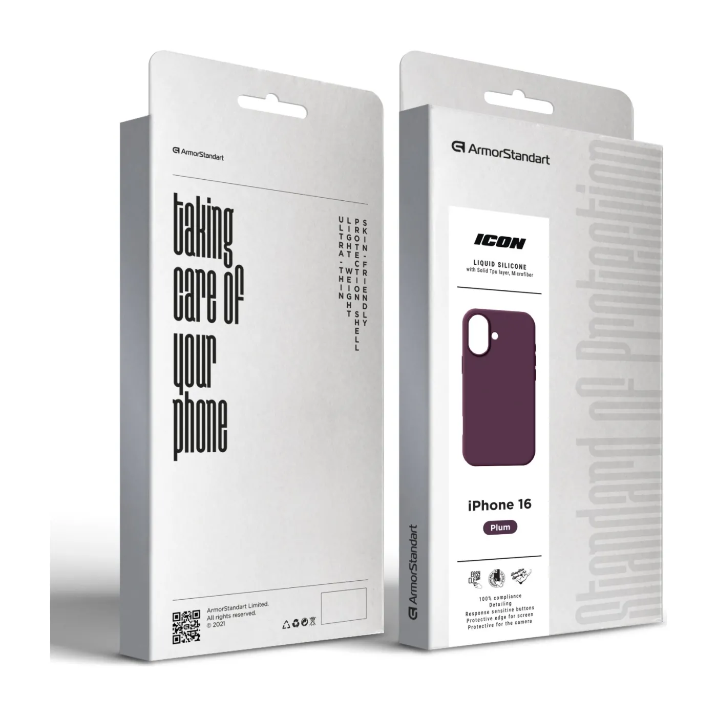Чохол ArmorStandart ICON2 Case iPhone 16 Plum — фото 9
