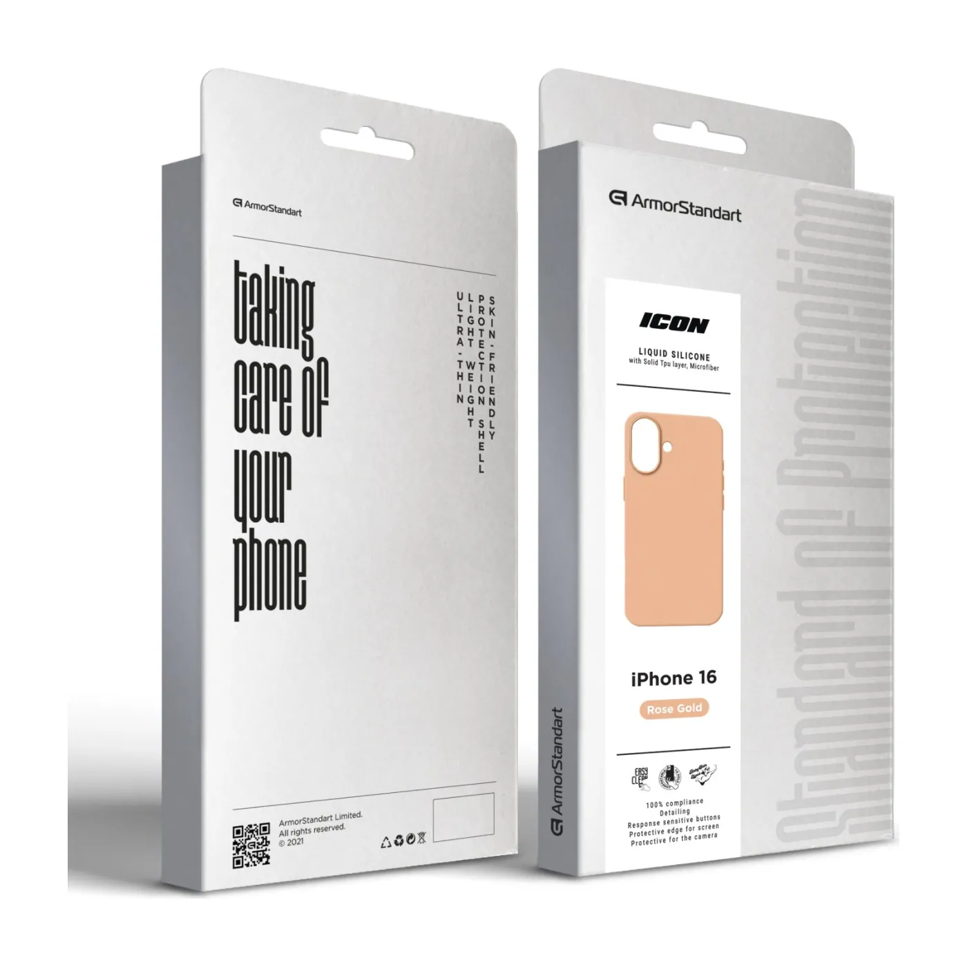 Чохол ArmorStandart ICON2 Case iPhone 16 Rose Gold — фото 9