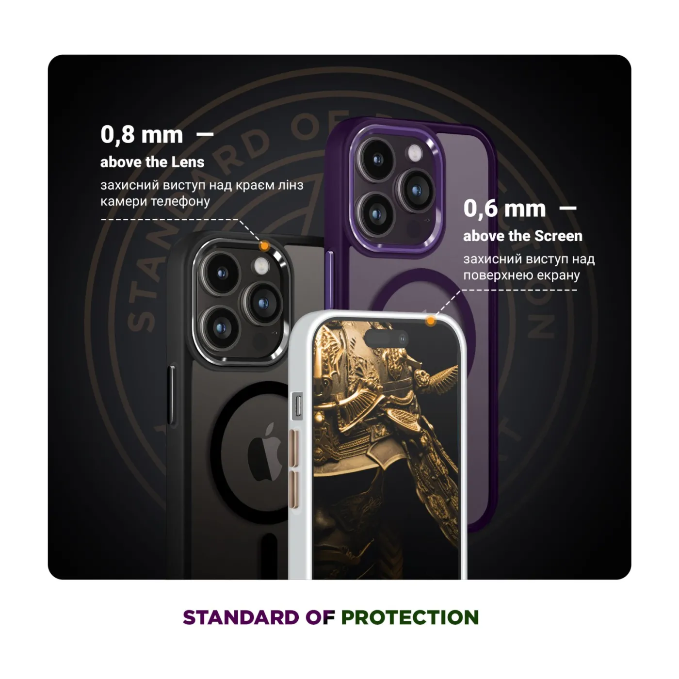 Чохол ArmorStandart Unit MagSafe iPhone 13 Purple — фото 4